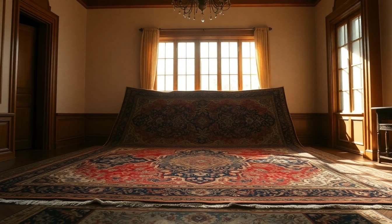 Revitalize your carpets with expert Restauro Tappeti milano services showcasing intricate patterns and textures.