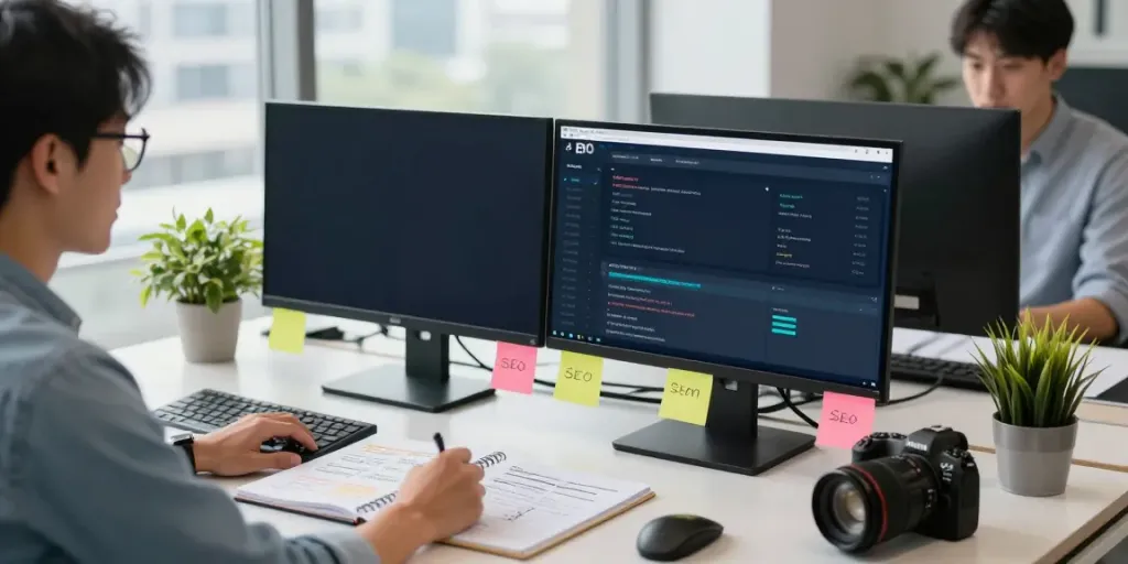 Instant indexing strategies in a modern digital marketing office