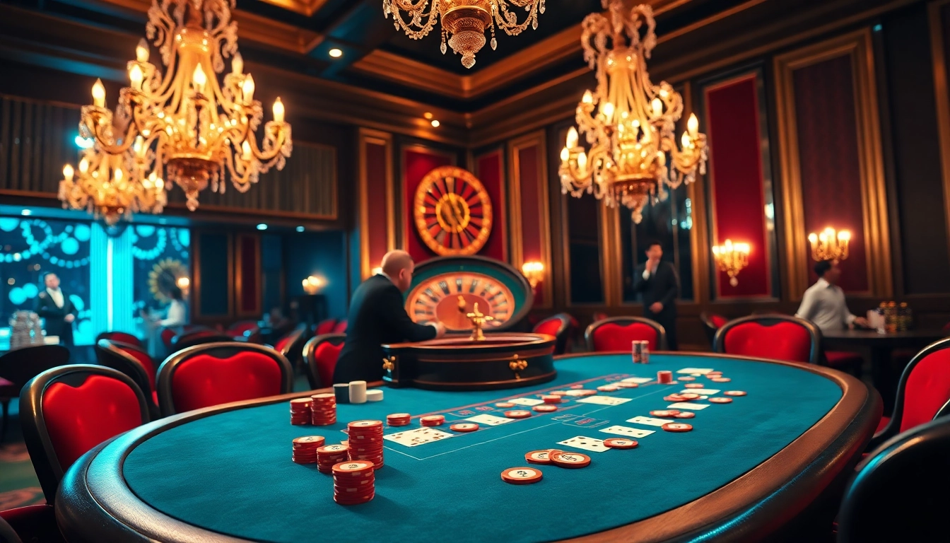 Engaging in casino excitement with 상품권소액결제 as players enjoy a vibrant poker game.