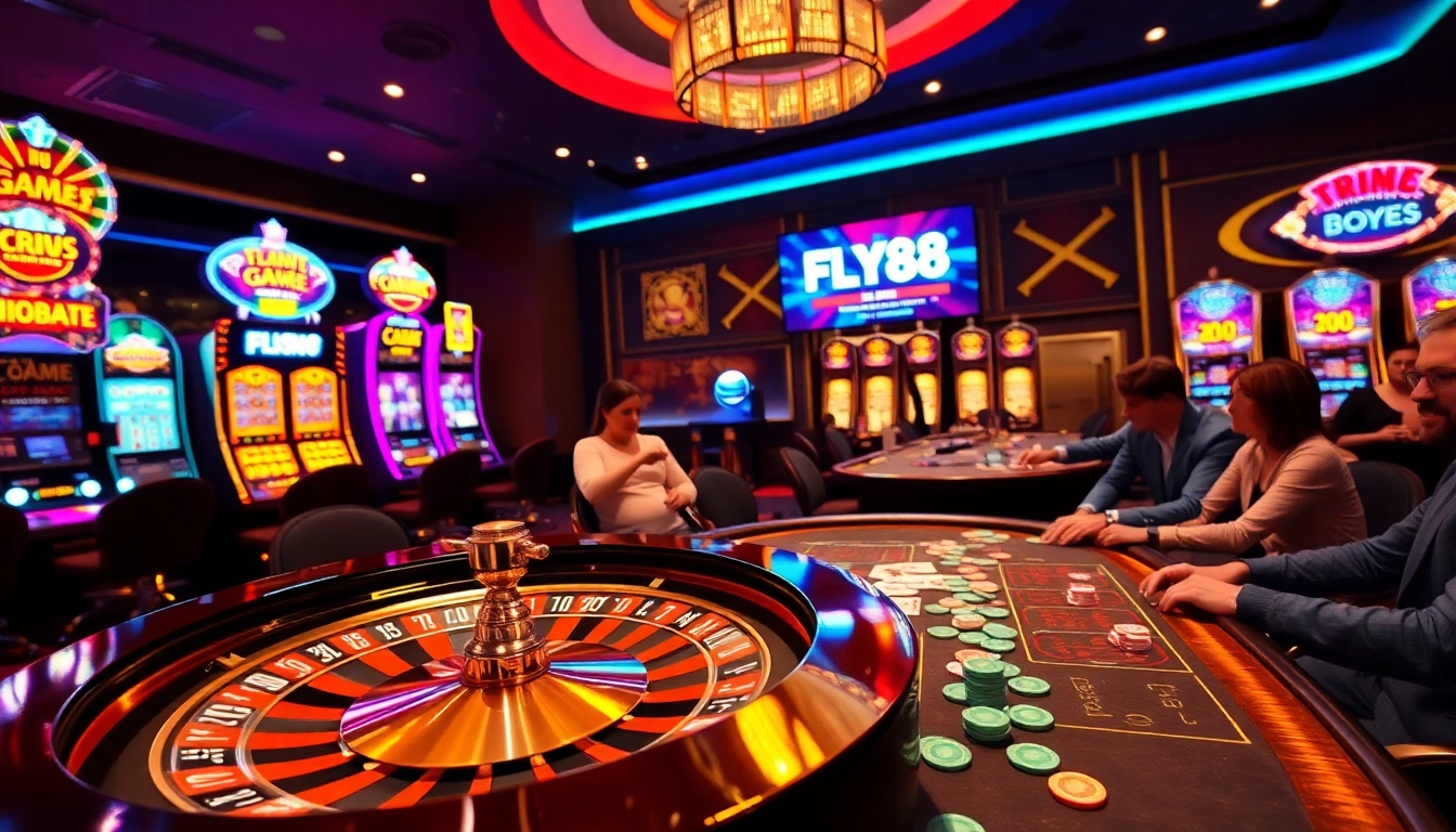 Experience the excitement of FLY88 with vibrant casino games and engaging bets.