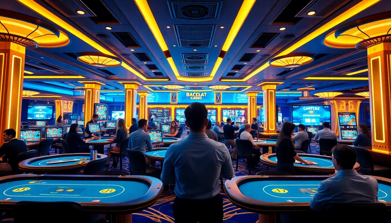 W88.nyc energetic online casino scene featuring vibrant gameplay and friendly dealers.