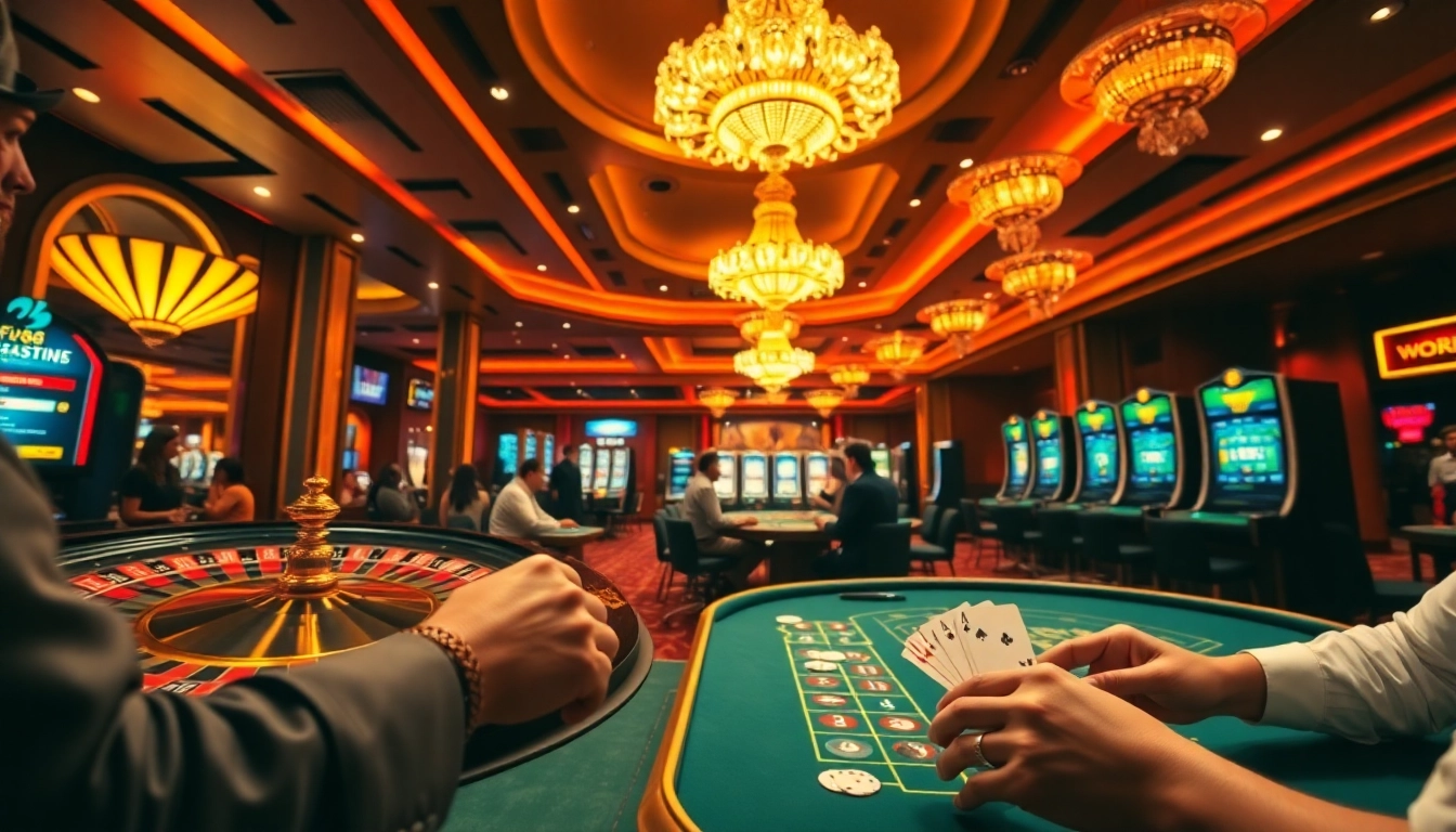 Experience the thrill of fb88 with vibrant casino games and exciting gambling action.