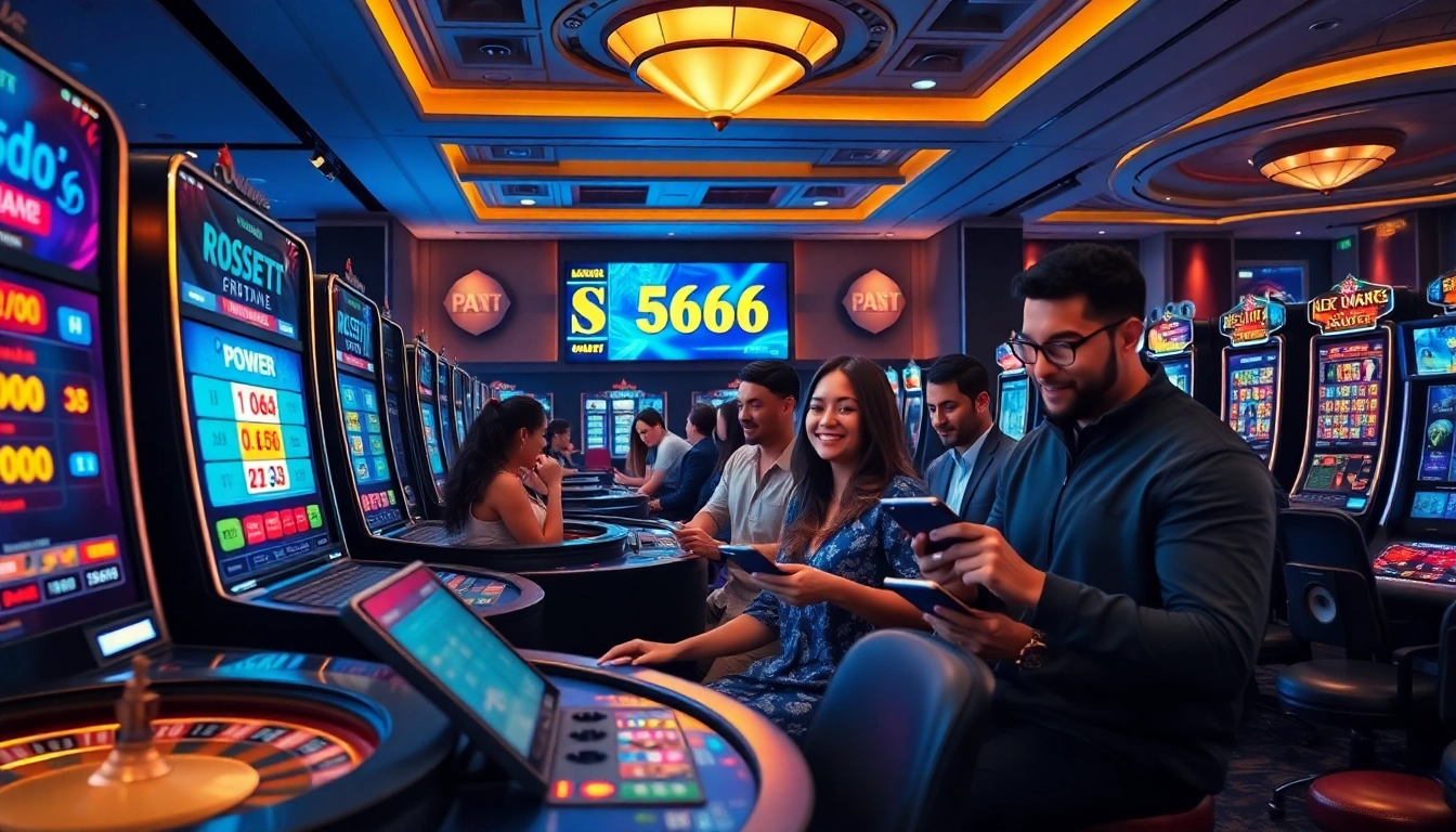 Engaged players enjoying casino games at S666.nyc's vibrant online gaming platform.