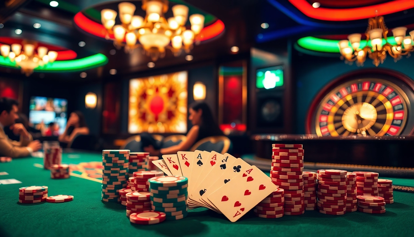 Betting on the reputable nhà cái uy tín UU88 at a luxurious casino table with chips and cards.