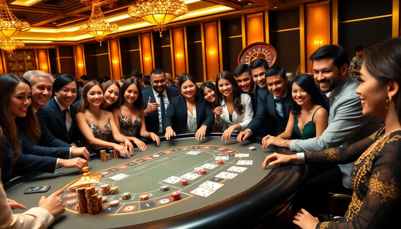 Engaging poker game at xx88.casino with colorful chips and cards on the table.