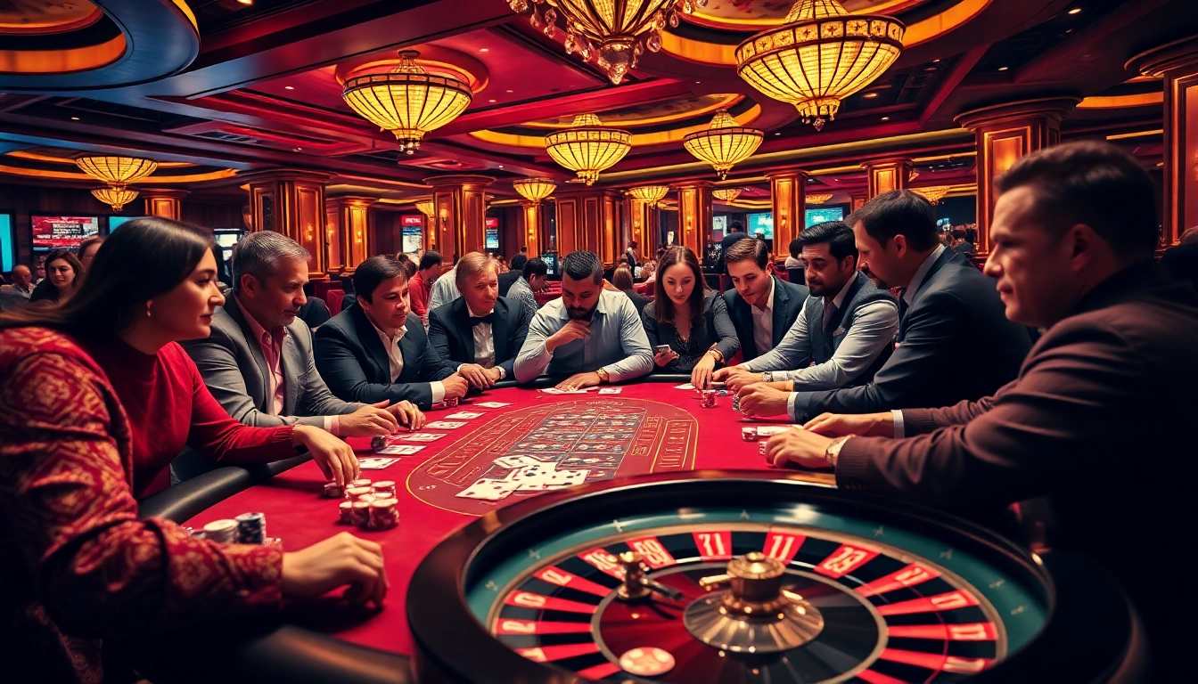 Experience thrilling gaming at https://dabet.homes with vibrant poker tables and chips in action.