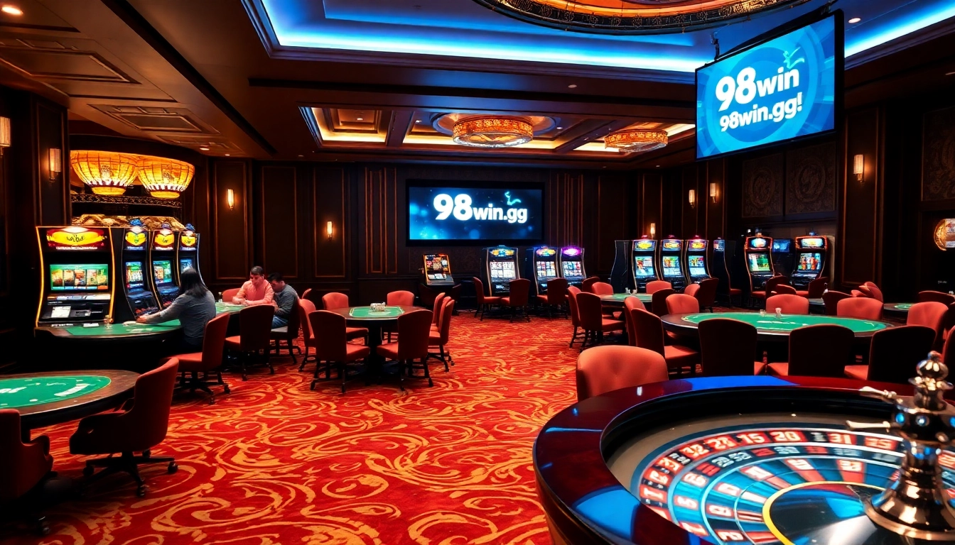 Experience excitement at 98win.gg with luxury casino games and vibrant atmosphere